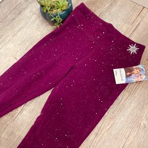 Girls frozen 2 sparkly leggings